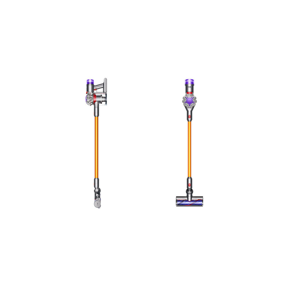 Dyson V8 Absolute Aspirateur-balai 2 en 1 Batterie Sec Sans sac Argent, Jaune