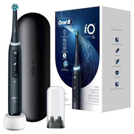 Oral-B iO Series 5 Adulte Brosse à dents vibrante Noir