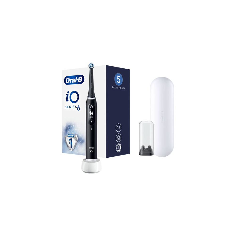 Oral-B iO 6 Adulte Brosse à dents oscillante Noir Oral-B iO 6 Adulte Brosse à dents oscillante Noir