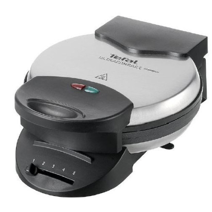 Tefal WM310D 5 gauffre(s) 1000 W Noir, Acier inoxydable