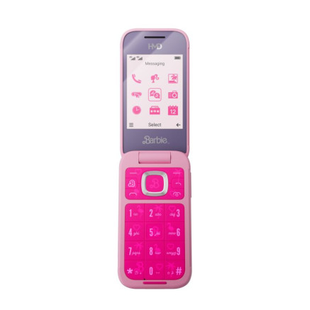HMD Barbie Phone 7,11 cm (2.8") 125 g Rose Téléphone numérique