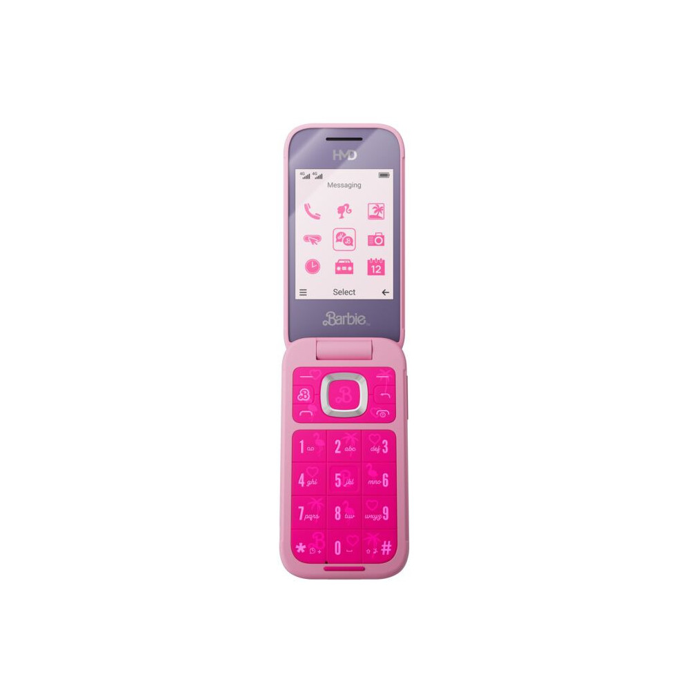 HMD Barbie Phone 7,11 cm (2.8") 125 g Rose Téléphone numérique HMD Barbie Phone 7,11 cm (2.8") 125 g Rose Téléphone numérique