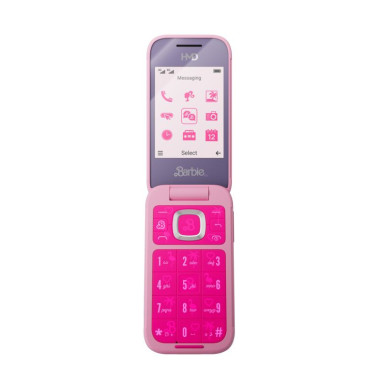 HMD Barbie Phone 7,11 cm (2.8") 125 g Rose Téléphone numérique