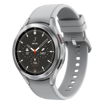 Samsung Galaxy Watch4 Classic 3,56 cm (1.4") OLED 46 mm Numérique 450 x 450 pixels Écran tactile Argent Wifi GPS (satellite)