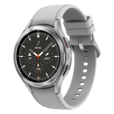 Samsung Galaxy Watch4 Classic 3,56 cm (1.4") OLED 46 mm Numérique 450 x 450 pixels Écran tactile Argent Wifi GPS (satellite)