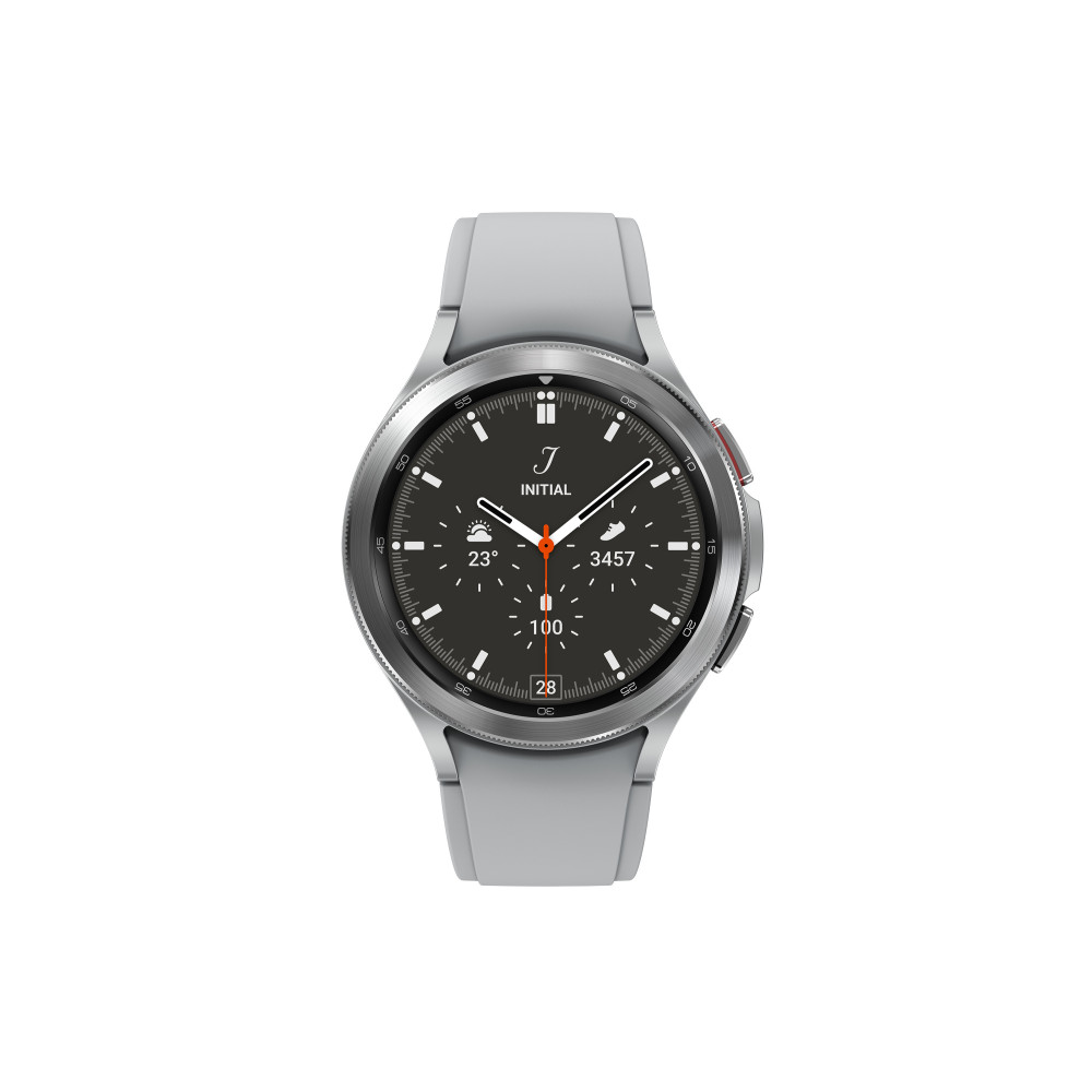 Samsung Galaxy Watch4 Classic 3,56 cm (1.4") OLED 46 mm Numérique 450 x 450 pixels Écran tactile Argent Wifi GPS (satellite)