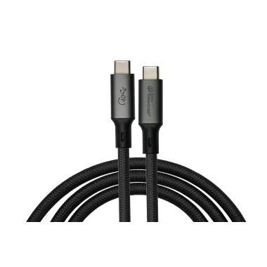 Alcasa 2404-MT010S câble USB USB4 Gen 3x2 1 m USB C 4 x USB-C Noir