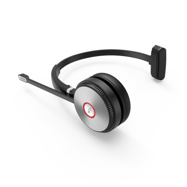 Yealink WHM621UC Casque Sans fil Arceau Bureau Centre d'appels Noir