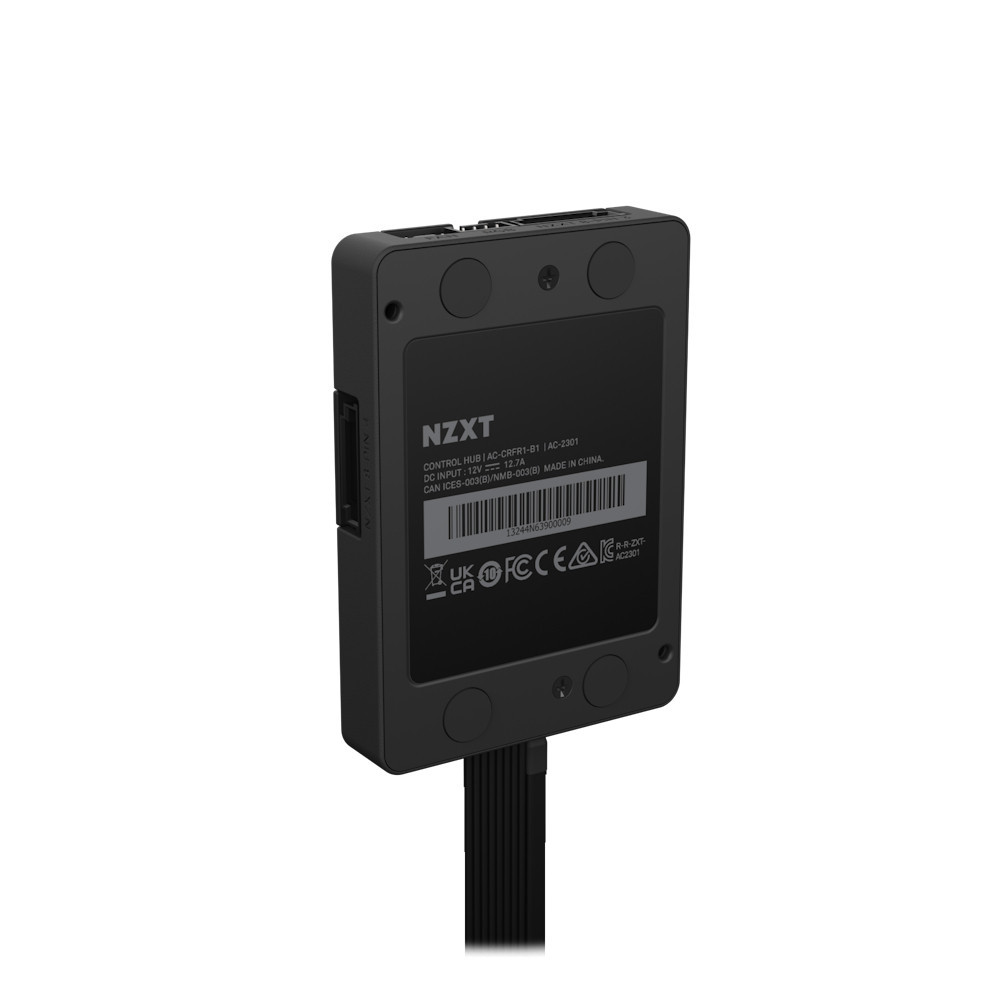 NZXT AC-CRFR1-B1 contrôleur de vitesse du ventilateur 3 canaux Noir
