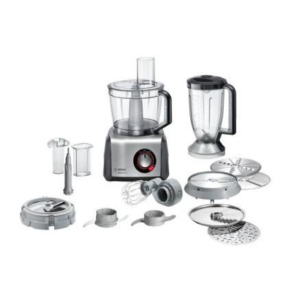 Bosch MC812M865 robot de cuisine 1250 W 3,9 L Noir, Acier inoxydable