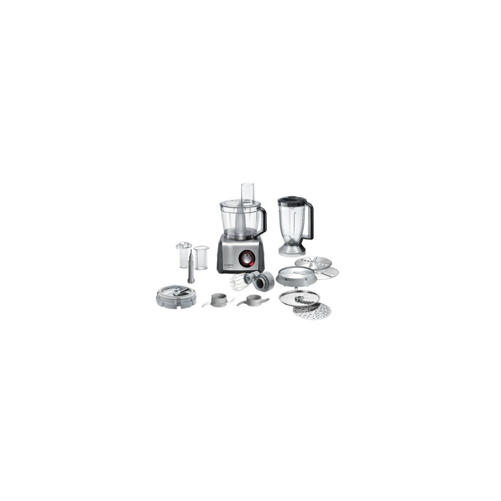Bosch MC812M865 robot de cuisine 1250 W 3,9 L Noir, Acier inoxydable