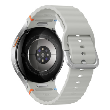 Samsung Galaxy Watch7 3,81 cm (1.5") AMOLED 44 mm Numérique 480 x 480 pixels Écran tactile 4G Argent Wifi GPS (satellite)