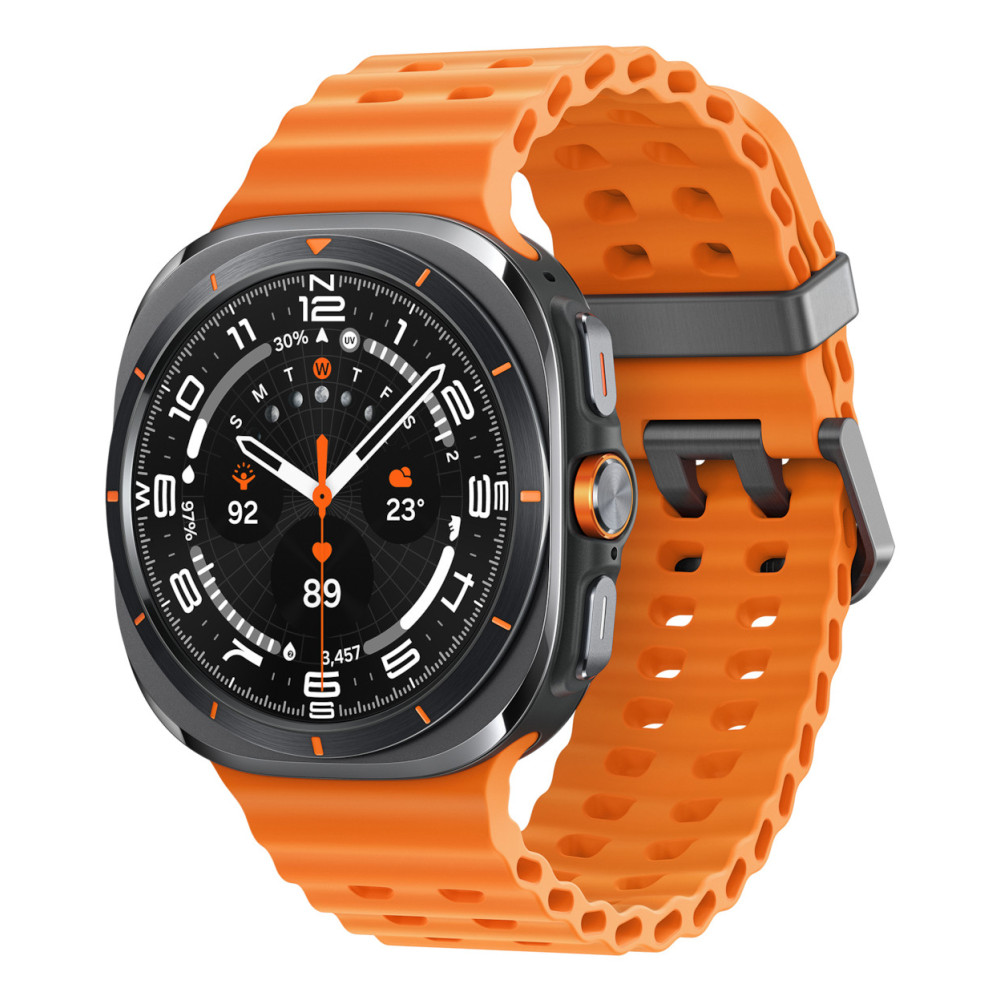 Samsung Galaxy Watch Ultra 3,81 cm (1.5") AMOLED 47 mm Numérique 480 x 480 pixels Écran tactile 4G Gris Wifi GPS (satellite) Samsung Galaxy Watch Ultra 3,81 cm (1.5") AMOLED 47 mm Numérique 480 x 480 pixels Écran tactile 4G Gris Wifi GPS (satellite)