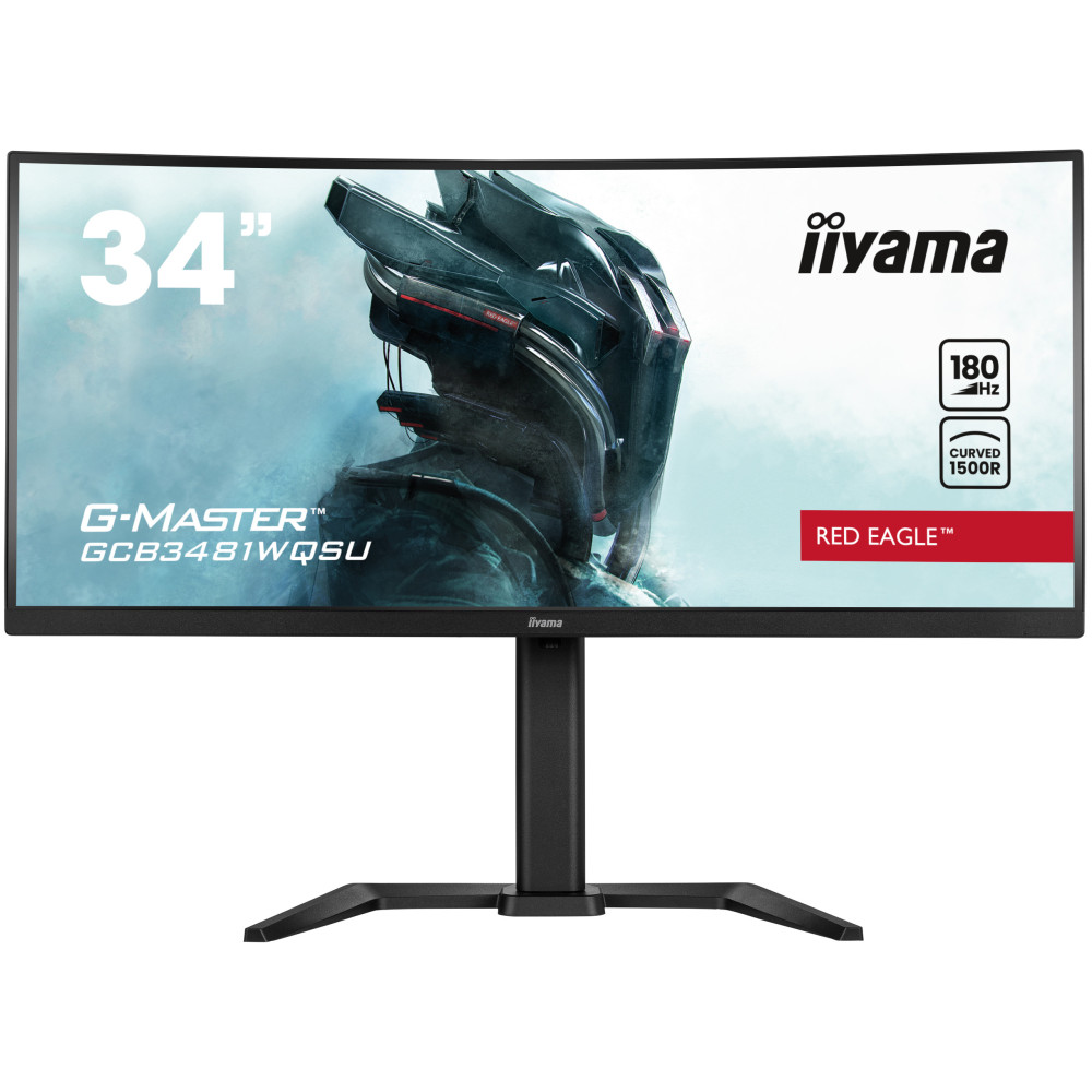 iiyama G-MASTER GCB3481WQSU-B1 écran plat de PC 86,4 cm (34") 3440 x 1440 pixels UltraWide Quad HD LCD Noir iiyama G-MASTER GCB3481WQSU-B1 écran plat de PC 86,4 cm (34") 3440 x 1440 pixels UltraWide Quad HD LCD Noir