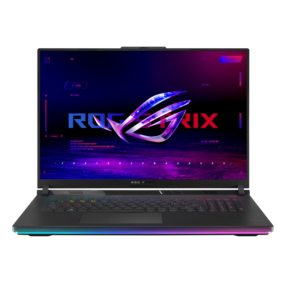 ASUS ROG Strix SCAR 18 G834JYR-R6160X Intel® Core™ i9 i9-14900HX Ordinateur portable 45,7 cm (18") WQXGA 64 Go DDR5-SDRAM 2 To ASUS ROG Strix SCAR 18 G834JYR-R6160X Intel® Core™ i9 i9-14900HX Ordinateur portable 45,7 cm (18") WQXGA 64 Go DDR5-SDRAM 2 To