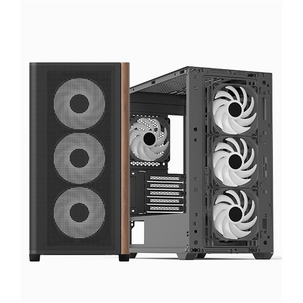AER00046424 AeroCool D301A-G-BK-V2 (B/Bois/Micro-ATX)