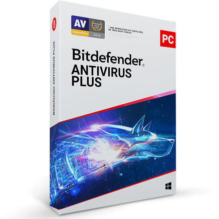Bitdefender Antivirus Plus Sécurité antivirus 1 licence(s) 1 année(s)