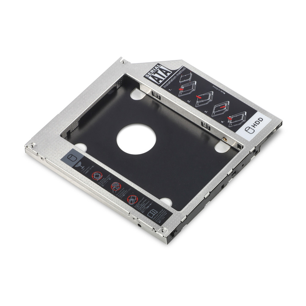 Digitus Boîtier de raccordement SSD HDD pour baie de disque CD DVD Blu-ray, SATA sur SATA III, hauteur de construction 9,5 mm Digitus Boîtier de raccordement SSD HDD pour baie de disque CD DVD Blu-ray, SATA sur SATA III, hauteur de construction 9,5 mm