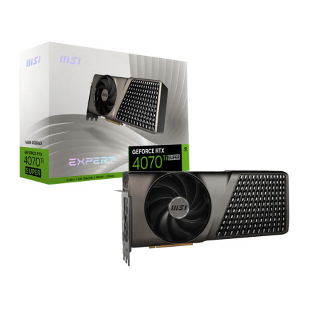 MSI GEFORCE RTX 4070 TI SUPER 16G EXPERT carte graphique NVIDIA 16 Go GDDR6X
