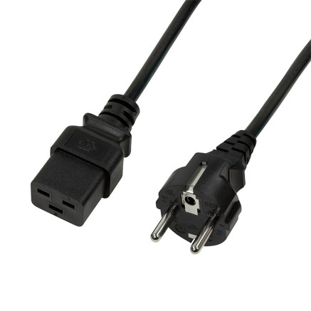 LogiLink CP152 câble électrique Noir 1,8 m CEE7 7 IEC C19