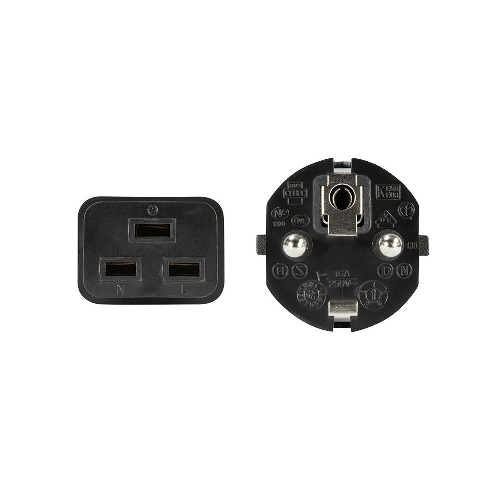 LogiLink CP152 câble électrique Noir 1,8 m CEE7 7 IEC C19