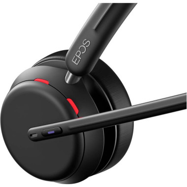 EPC00046324 EPOS IMPACT 1000  - 1030T Micro-casque - sur-oreille - Bluetooth - sans fil, filaire certifié Microsoft teams