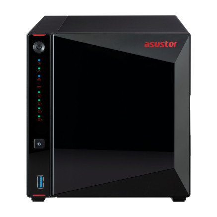 Asustor Nimbustor 4 NAS Bureau Intel® Celeron® J4105 4 Go DDR4 48 To HDD ADM Noir