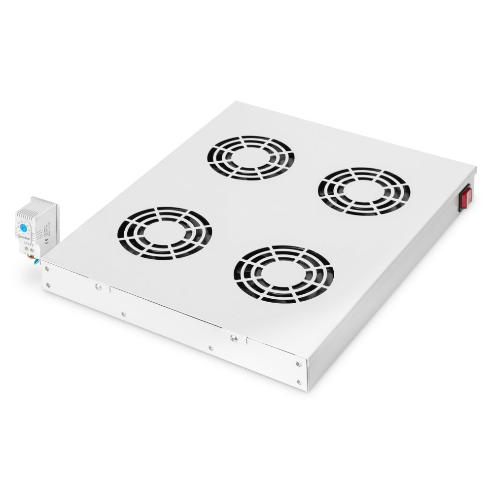 Digitus Unité de ventilation de toit pour installation variable de 483 mm (19 po) Digitus Unité de ventilation de toit pour installation variable de 483 mm (19 po)
