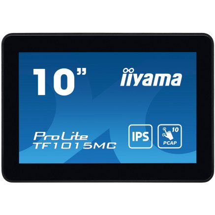 iiyama TF1015MC-B3 affichage de messages Écran plat interactif 25,6 cm (10.1") LED 500 cd m² HD Noir Écran tactile