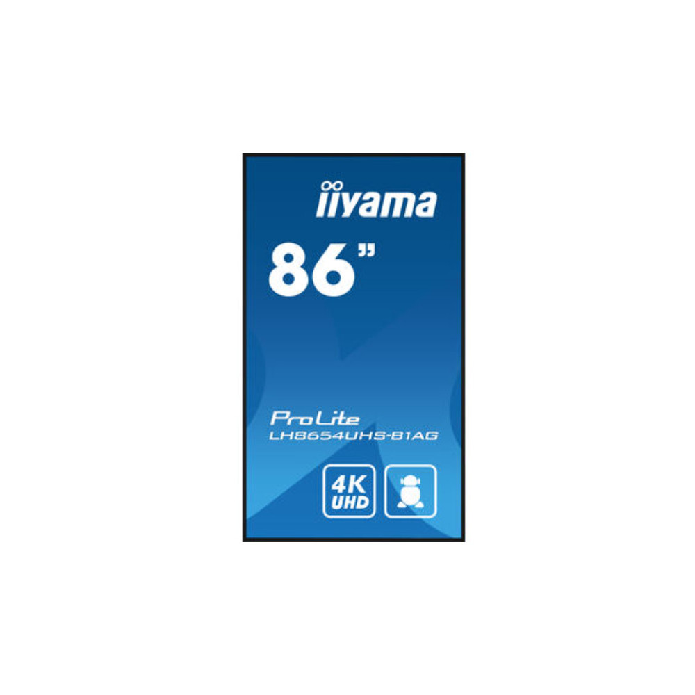 iiyama ProLite To Be Updated écran plat de PC 2,17 m (85.6") 3840 x 2160 pixels 4K Ultra HD LED Noir
