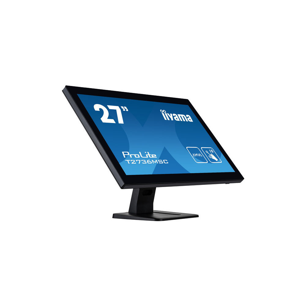 iiyama ProLite T2752MSC-B1 écran plat de PC 68,6 cm (27") 1920 x 1080 pixels Full HD LED Écran tactile Noir iiyama ProLite T2752MSC-B1 écran plat de PC 68,6 cm (27") 1920 x 1080 pixels Full HD LED Écran tactile Noir
