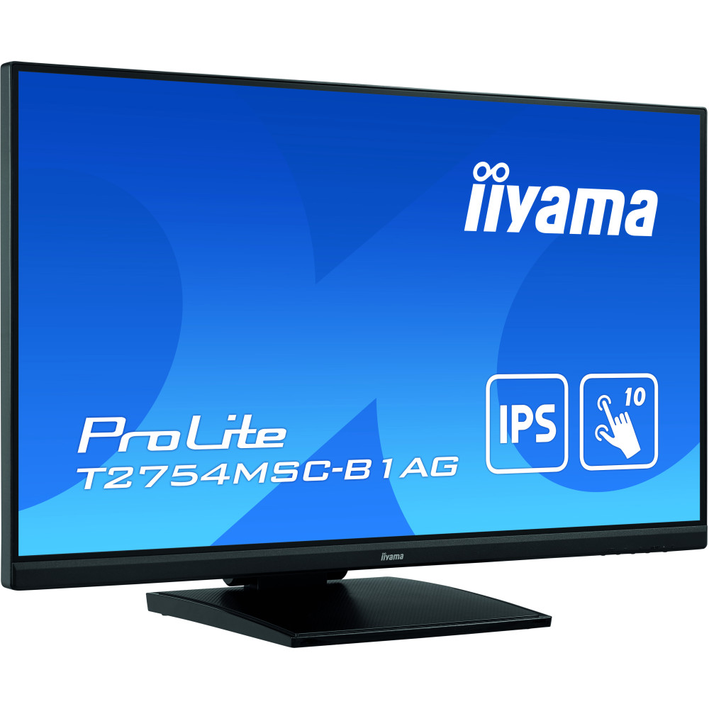 iiyama ProLite T2754MSC-B1AG écran plat de PC 68,6 cm (27") 1920 x 1080 pixels Full HD LED Écran tactile Multi-utilisateur Noir