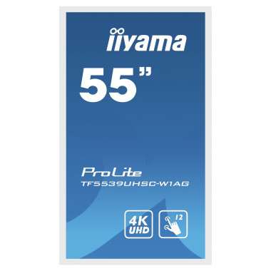 iiyama ProLite TF5539UHSC-W1AG écran plat de PC 139,7 cm (55") 3840 x 2160 pixels 4K Ultra HD LED Écran tactile