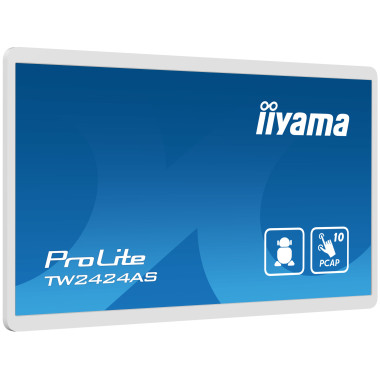 iiyama TW2424AS-W1 affichage de messages Écran plat de signalisation numérique 60,5 cm (23.8") Wifi 250 cd m² 4K Ultra HD Noir