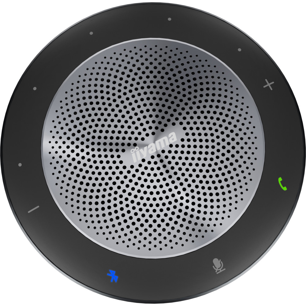iiyama UC SPK01L enceinte de conférences Bluetooth Noir, Gris 4.2+EDR iiyama UC SPK01L enceinte de conférences Bluetooth Noir, Gris 4.2+EDR