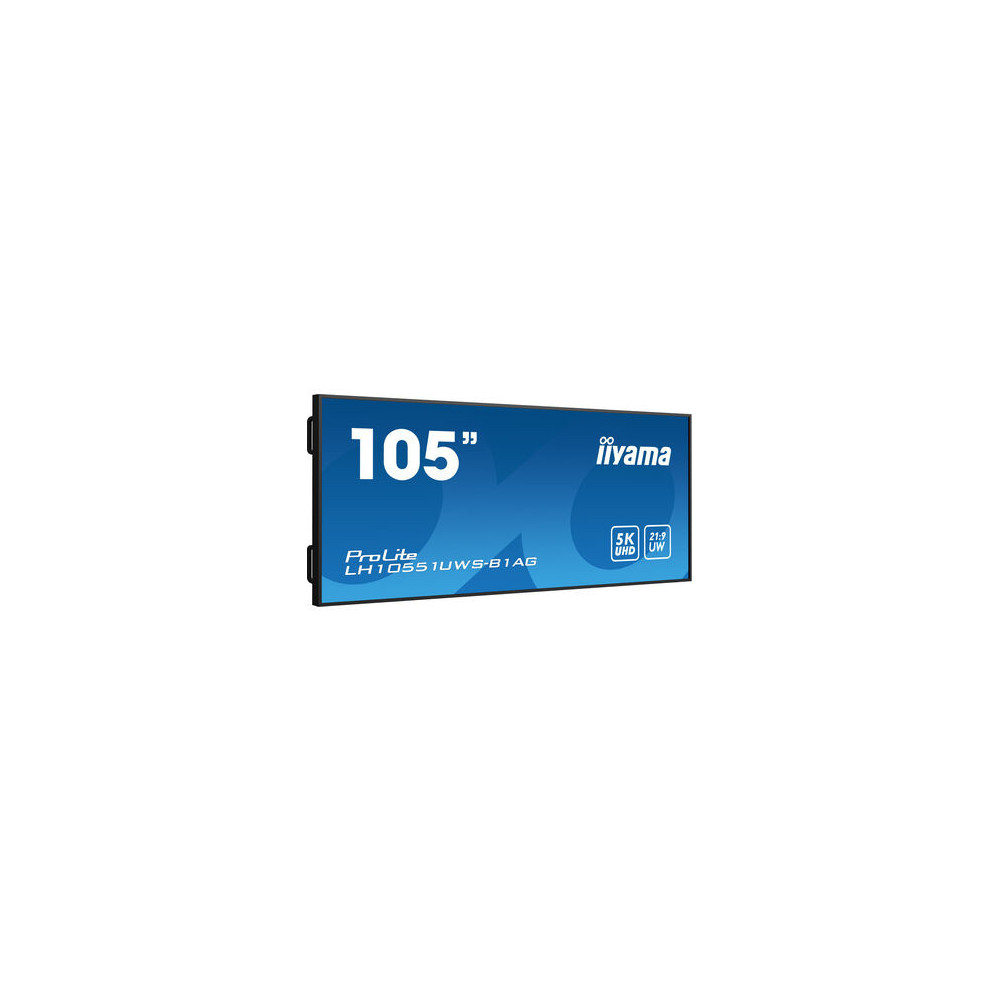 iiyama LH10551UWS-B1AG affichage de messages Écran plat de signalisation numérique 2,66 m (104.7") LED 500 cd m² Full HD Ultra