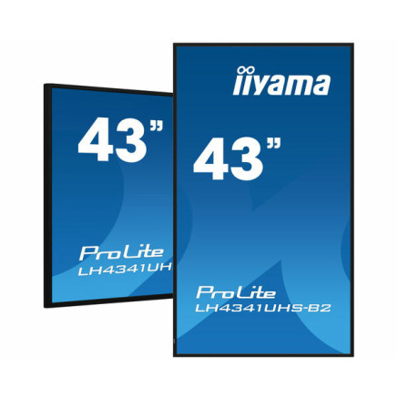 iiyama LH4341UHS-B2 affichage de messages 108 cm (42.5") LCD 500 cd m² 4K Ultra HD Intégré dans le processeur Android 8.0 18 7