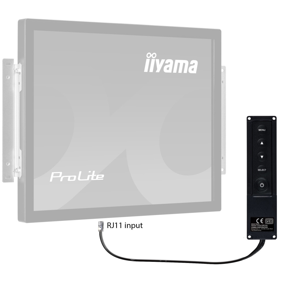 iiyama RC TOUCHV01 télécommande Avec fil Moniteur Appuyez sur les boutons