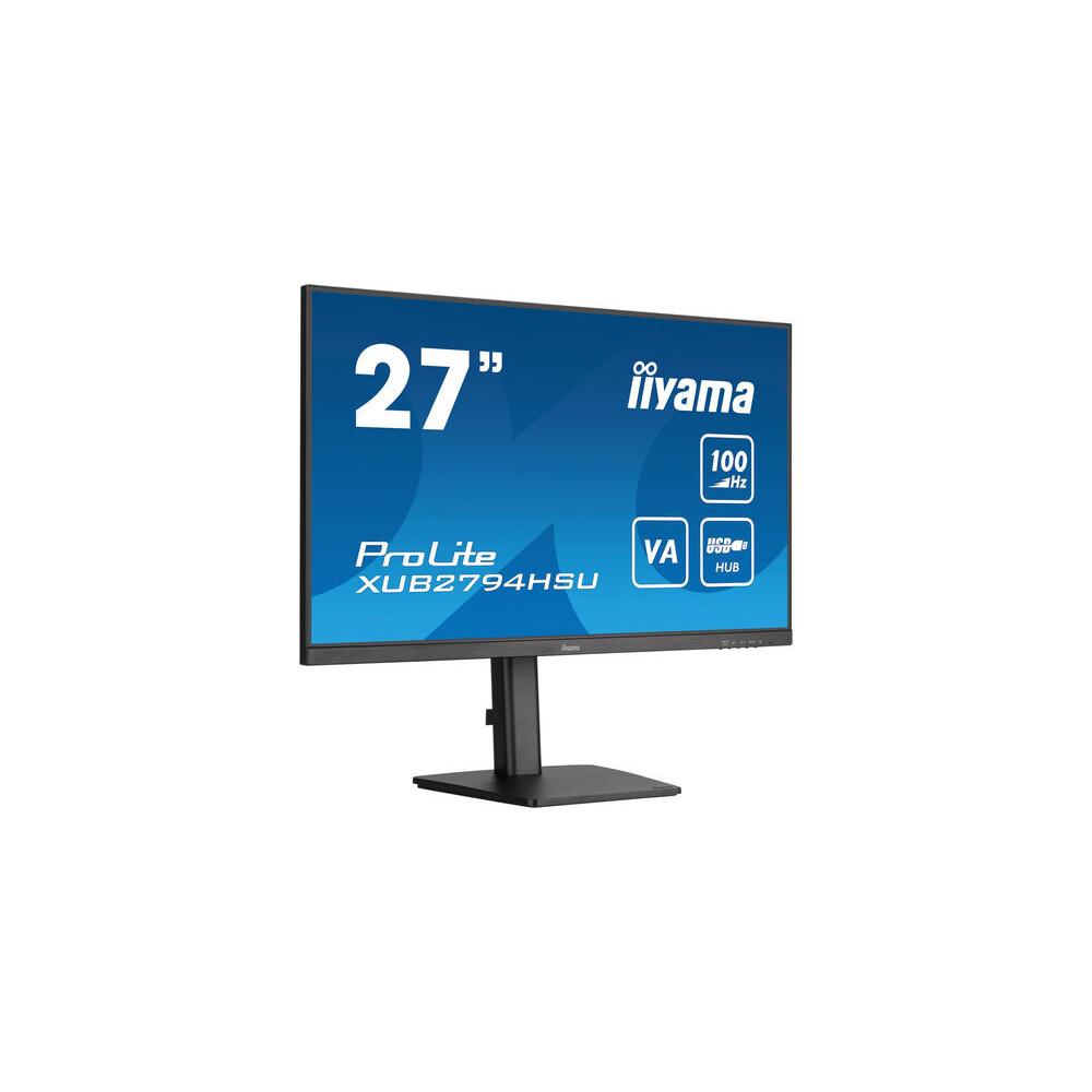 iiyama ProLite XUB2794HSU-B6 écran plat de PC 68,6 cm (27") 1920 x 1080 pixels Full HD Noir iiyama ProLite XUB2794HSU-B6 écran plat de PC 68,6 cm (27") 1920 x 1080 pixels Full HD Noir