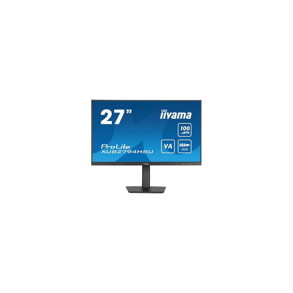 iiyama ProLite XUB2794HSU-B6 écran plat de PC 68,6 cm (27") 1920 x 1080 pixels Full HD Noir