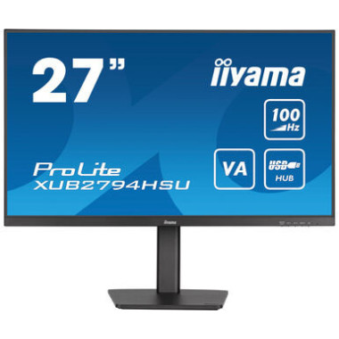 iiyama ProLite XUB2794HSU-B6 écran plat de PC 68,6 cm (27") 1920 x 1080 pixels Full HD Noir