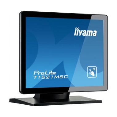 iiyama ProLite T1521MSC-B1 écran plat de PC 38,1 cm (15") 1024 x 768 pixels LED Écran tactile Dessus de table Noir