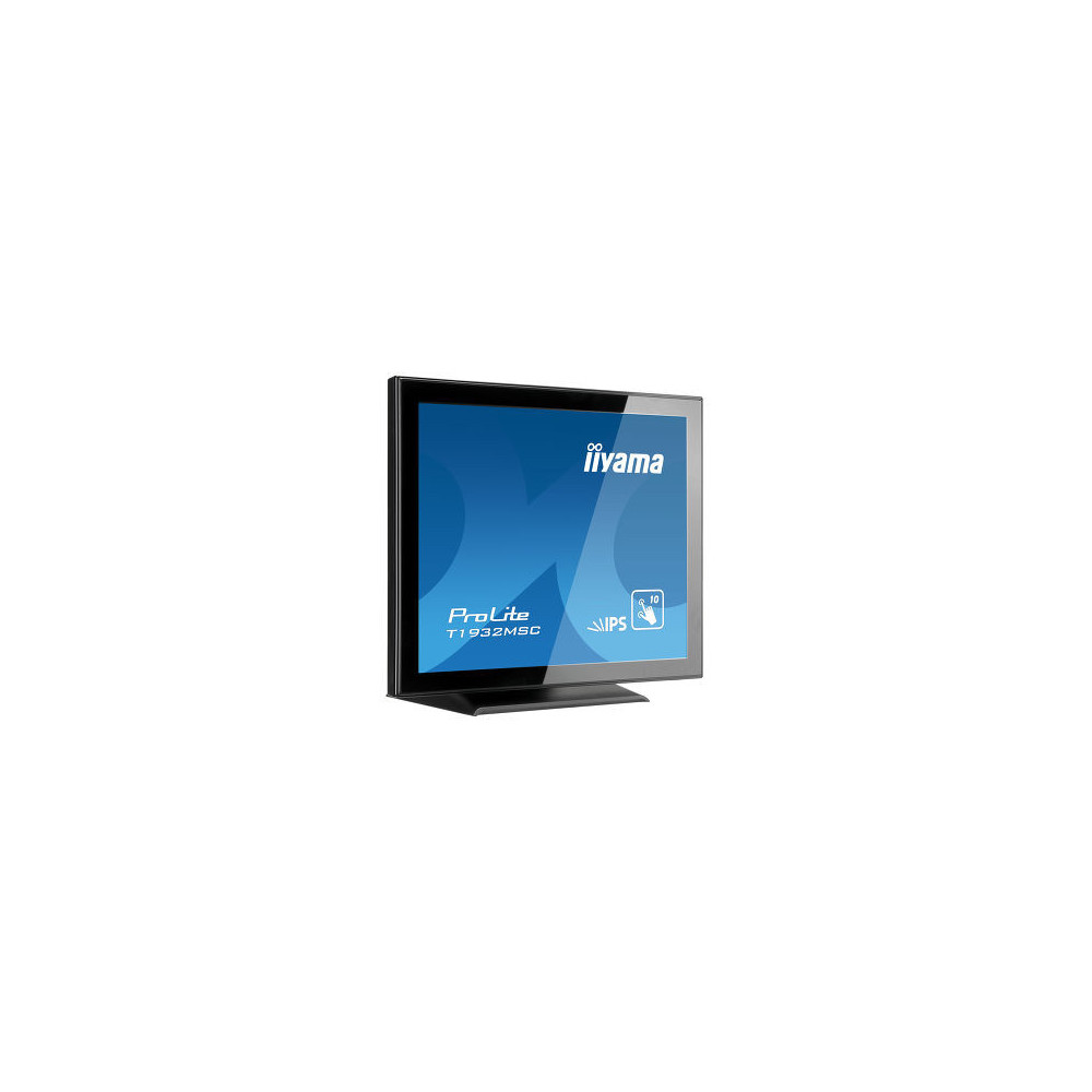 iiyama ProLite T1932MSC-B5AG écran plat de PC 48,3 cm (19") 1280 x 1024 pixels LED Écran tactile Dessus de table Noir