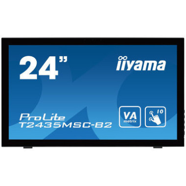 iiyama ProLite T2435MSC-B2 écran plat de PC 59,9 cm (23.6") 1920 x 1080 pixels Full HD LED Écran tactile Noir