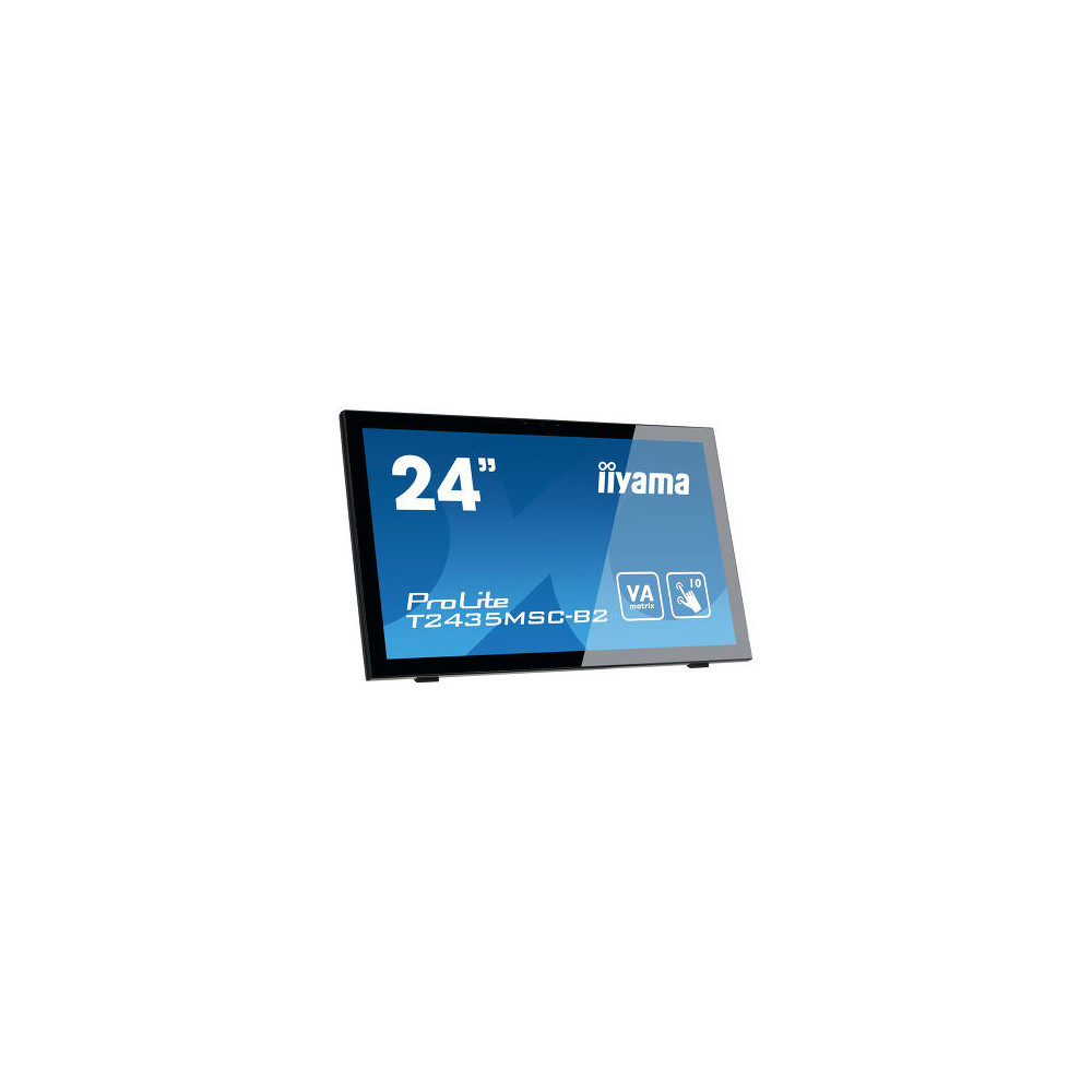 iiyama ProLite T2435MSC-B2 écran plat de PC 59,9 cm (23.6") 1920 x 1080 pixels Full HD LED Écran tactile Noir