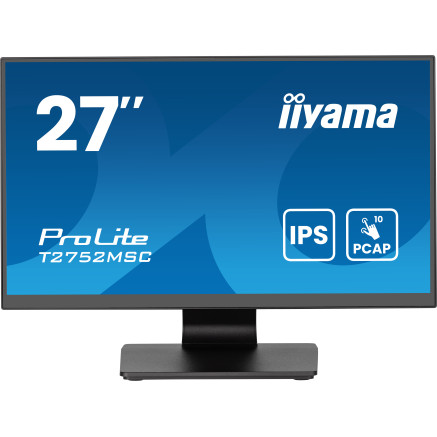 iiyama ProLite T2752MSC-B1AG écran plat de PC 68,6 cm (27") 1920 x 1080 pixels Full HD LED Écran tactile Noir