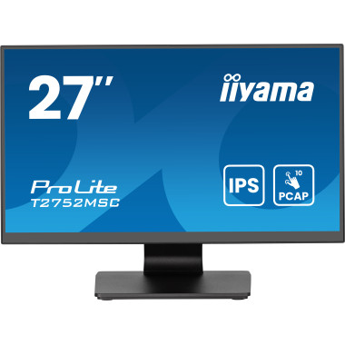 iiyama ProLite T2752MSC-B1AG écran plat de PC 68,6 cm (27") 1920 x 1080 pixels Full HD LED Écran tactile Noir
