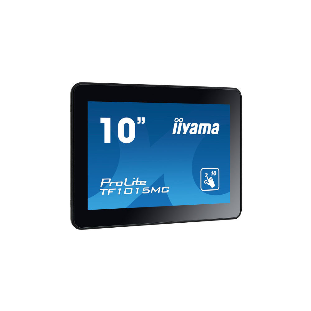 iiyama TF1015MC-B2 affichage de messages 25,6 cm (10.1") LED 450 cd m² WXGA Noir Écran tactile iiyama TF1015MC-B2 affichage de messages 25,6 cm (10.1") LED 450 cd m² WXGA Noir Écran tactile