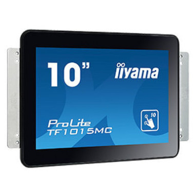 iiyama TF1015MC-B2 affichage de messages 25,6 cm (10.1") LED 450 cd m² WXGA Noir Écran tactile
