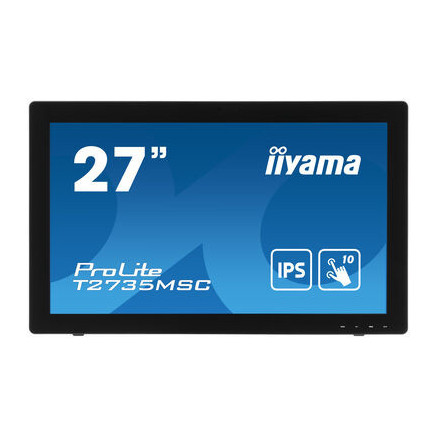 iiyama ProLite T2735MSC-B3 écran plat de PC 68,6 cm (27") 1920 x 1080 pixels Full HD LED Écran tactile Noir